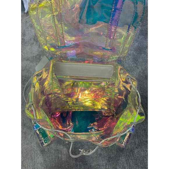 Louis Vuitton Christopher GM Prism Iridescent Monogram PVC Logo Backpack Bag - Picture 6 of 12